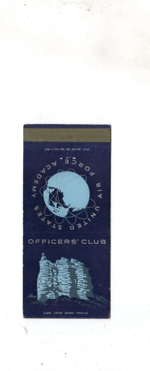 Vintage Matchcover United States Air Force Academy Officers Club
