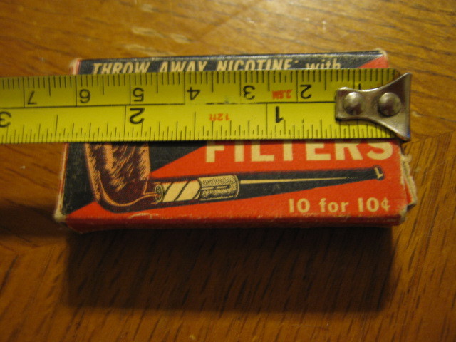 Genuine Medico Filters Small Soft Cardboard Empty Box matchbook