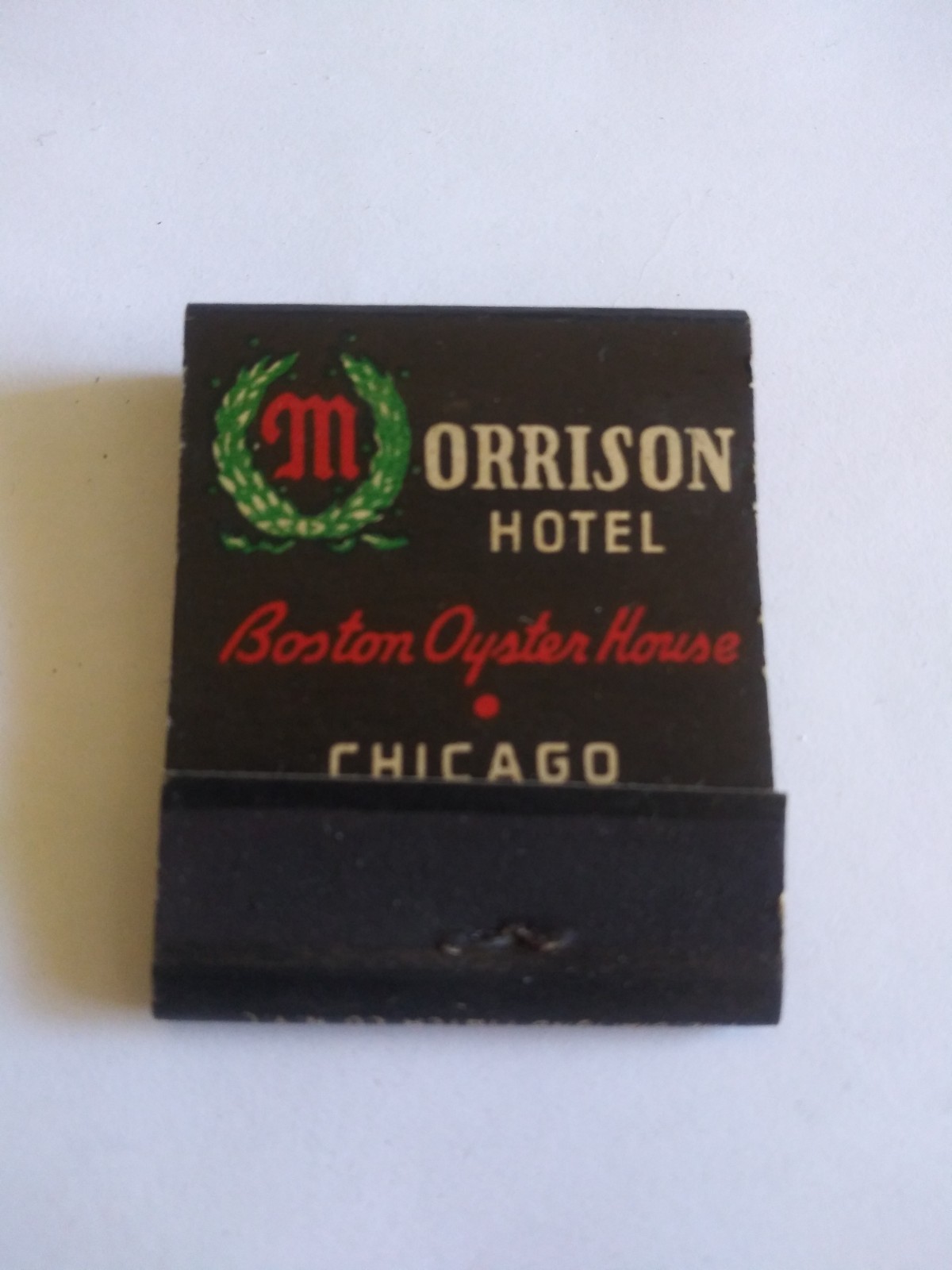 Vintage Matches From Morrison Hotel Chicago Illinois Rare Black Cover.