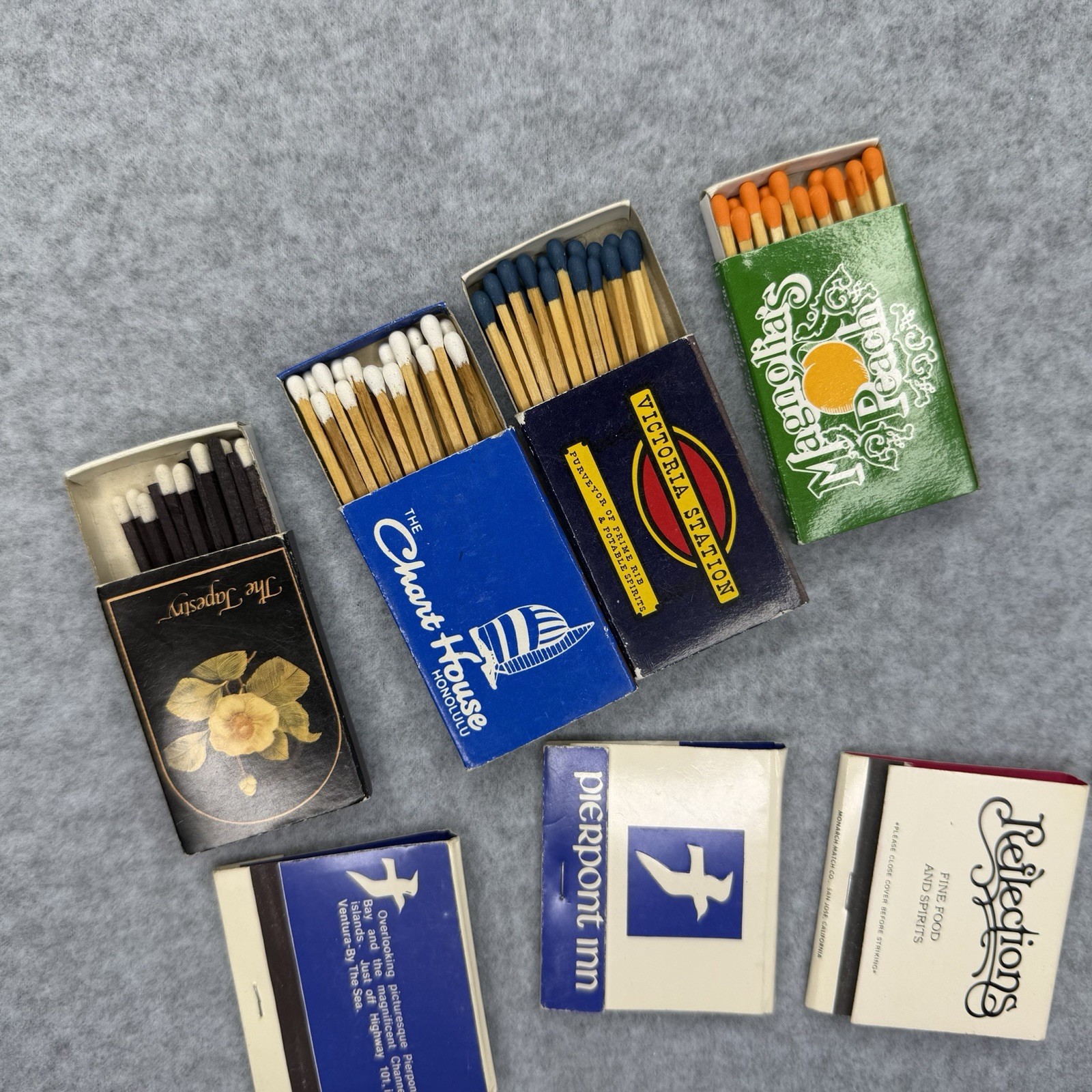 Vintage Matchbook Matches Lot 25 – Hotels Casinos Restaurants California