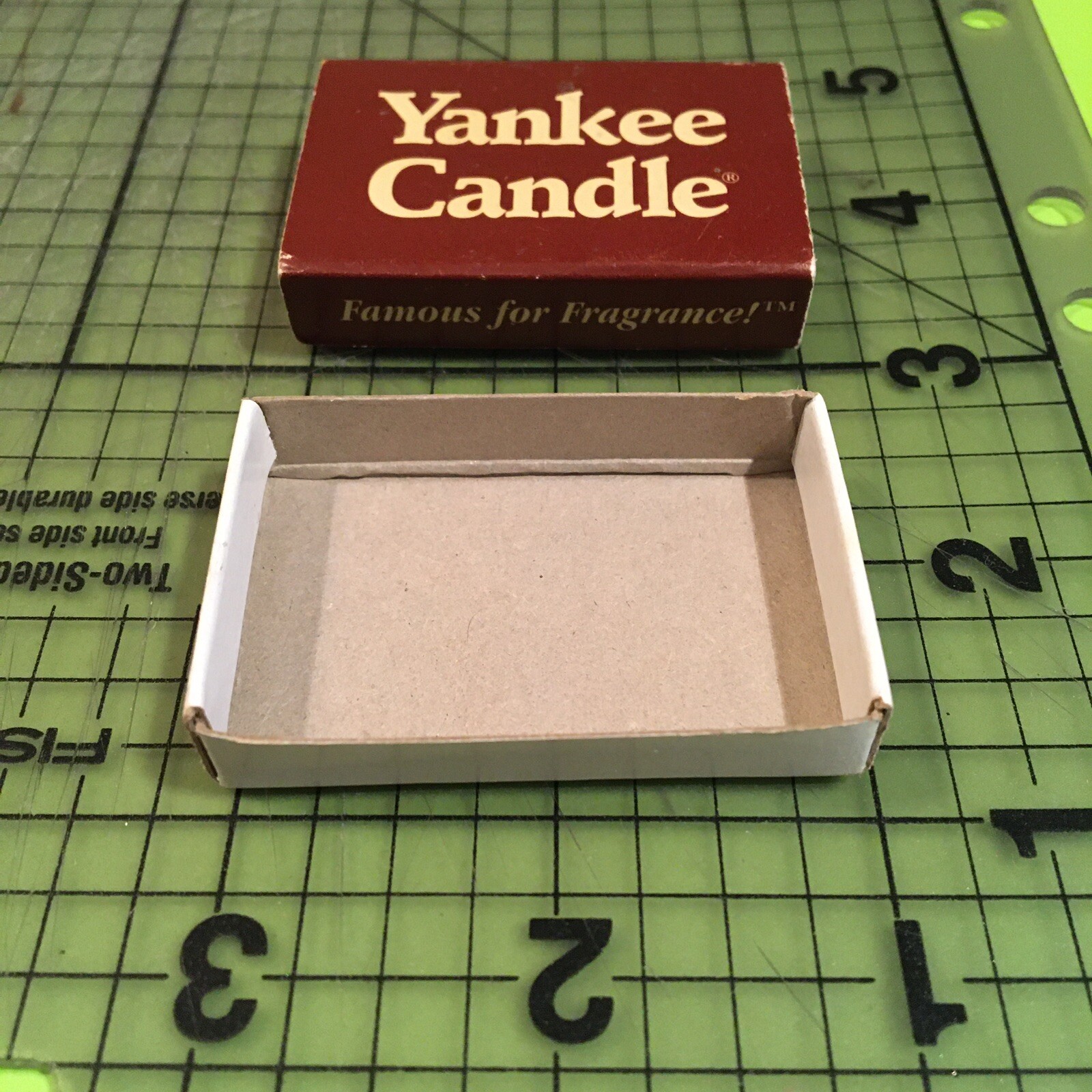 YANKEE CANDLE Match Box, Cardboard Container with Strike Pad, Store Collectible