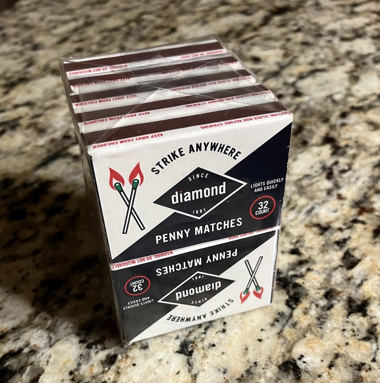 (10 Pack) Diamond Strike Anywhere Matches Penny Matches 20% Discount 2x Orders