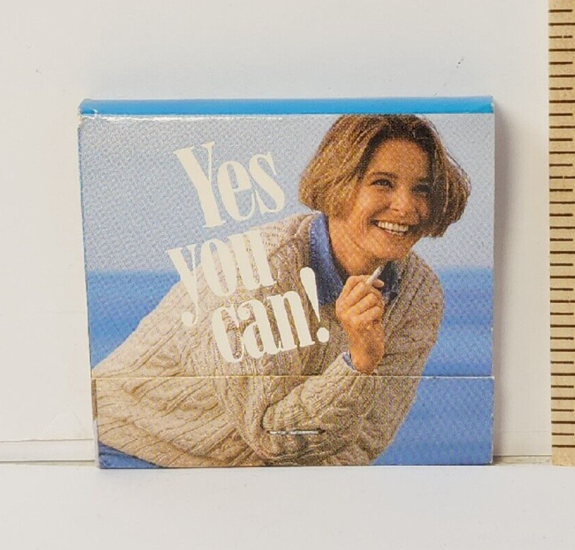 Vintage UNSTRUCK Matchbook – Merit Cigarettes – “Yes You Can” w/Woman – VGC