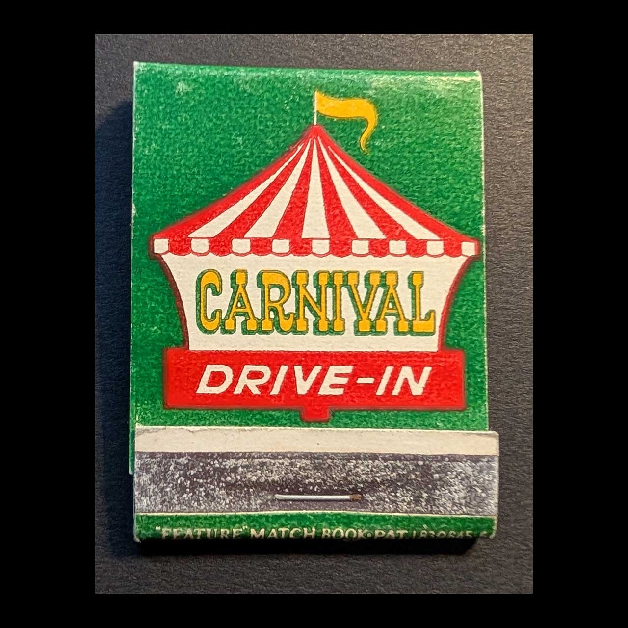 Full Book Feature Matchbook Carnival Drive-In Restaurant Seattle WA