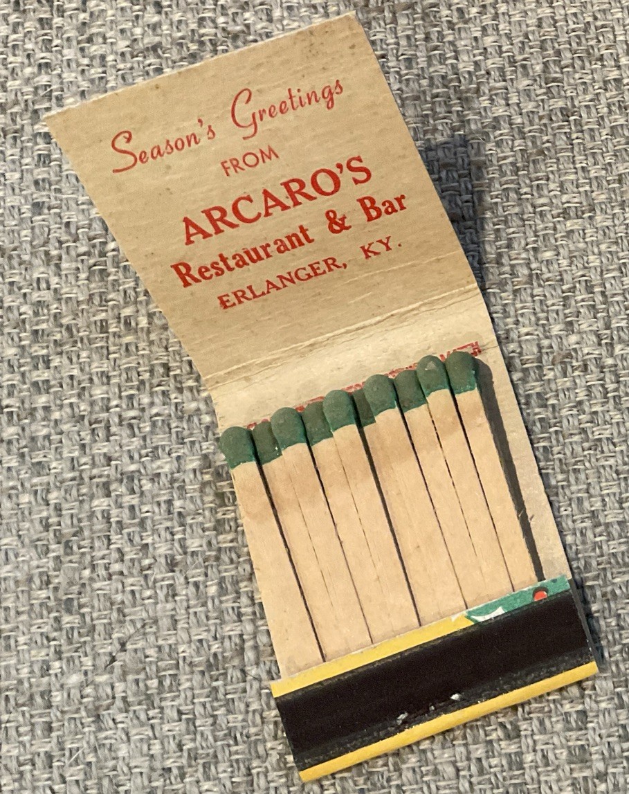 RARE Dicken’s Christmas Carol Vintage Advertising Matchbook Paper Cover Diamond