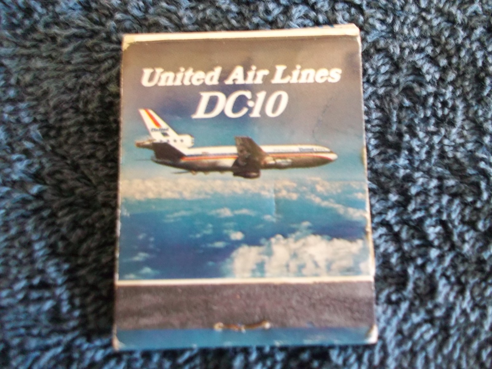 Vintage United Air Lines DC-10 747 The Friend Ships Matchbook.
