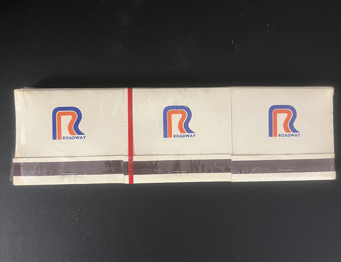 1 Sealed Pack Of 6 Vintage Roadway Trucking Lucky Matchbook Matches NOS