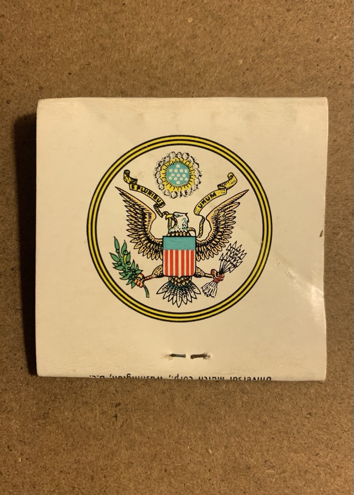 Washington DC ~ United States Capitol ~ Historic Matchbook, As Is*