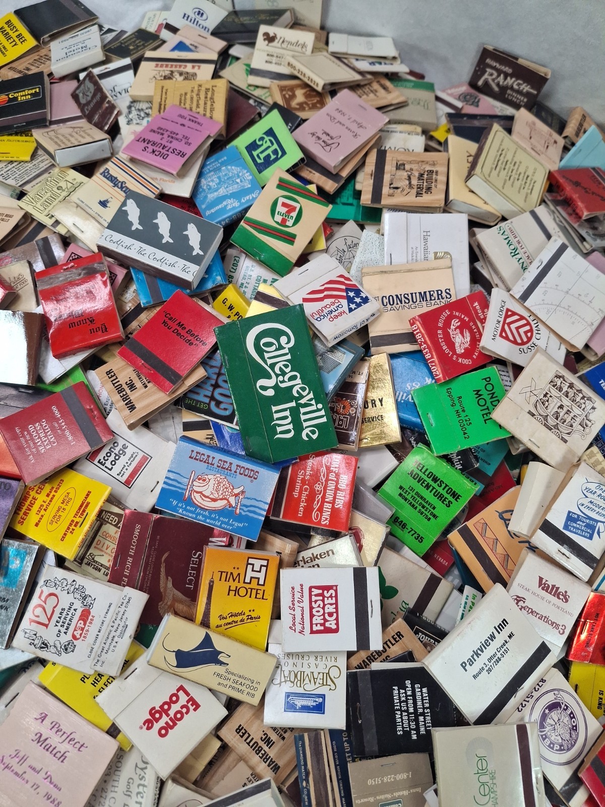 Lot Of 50 Assorted New/ Used Matchbooks /Matchboxes -Random Selection Vintage