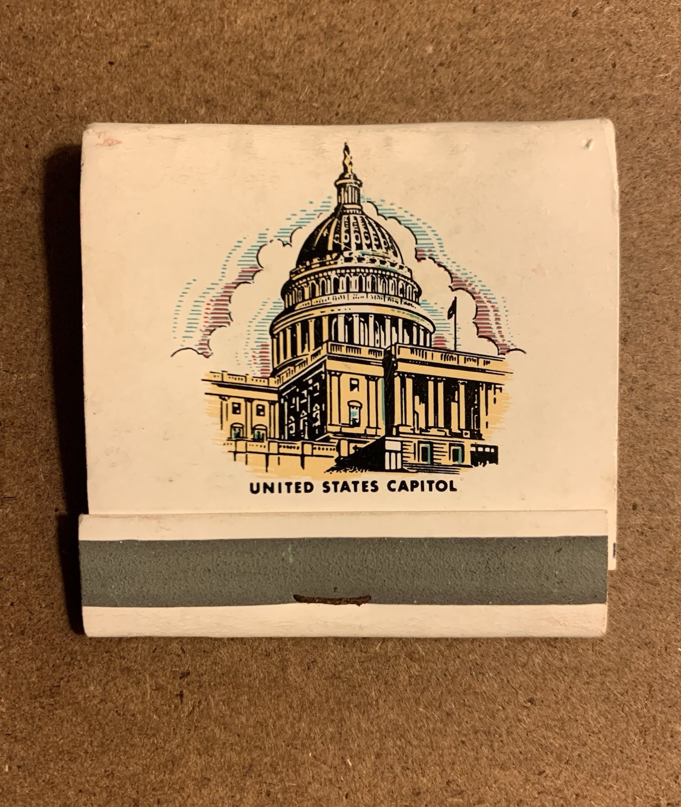 Washington DC ~ United States Capitol ~ Historic Matchbook, As Is*