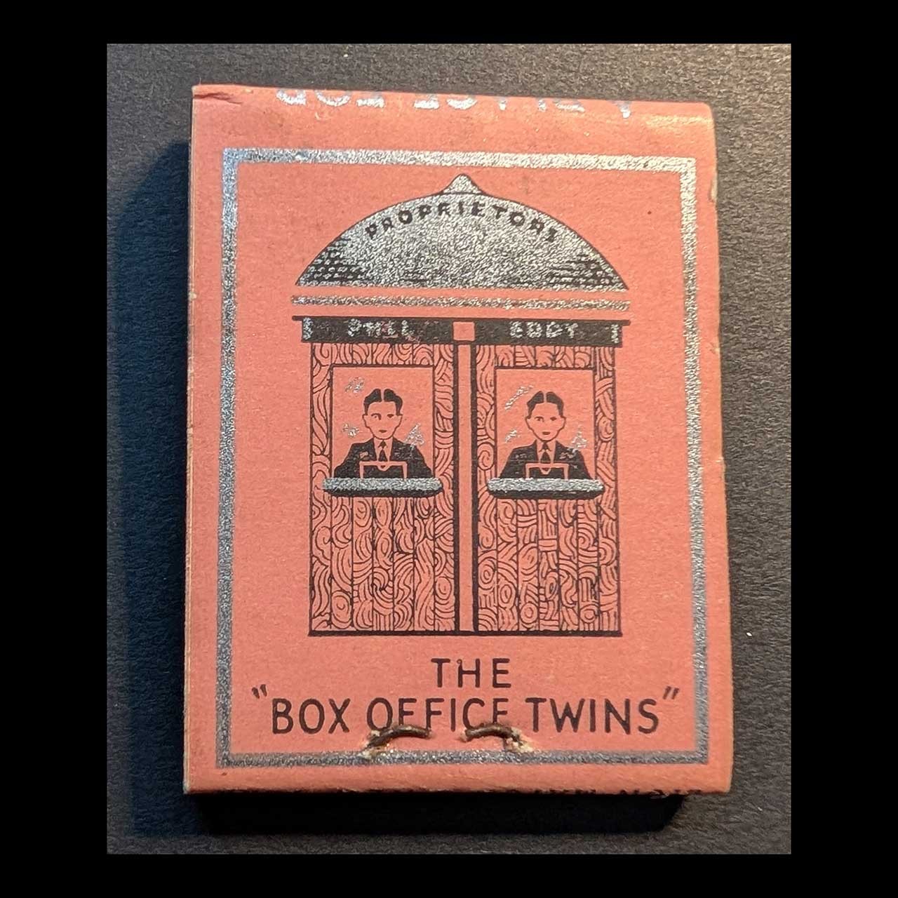 Full Book Feature Matchbook Box Office Buffet New Haven, CT