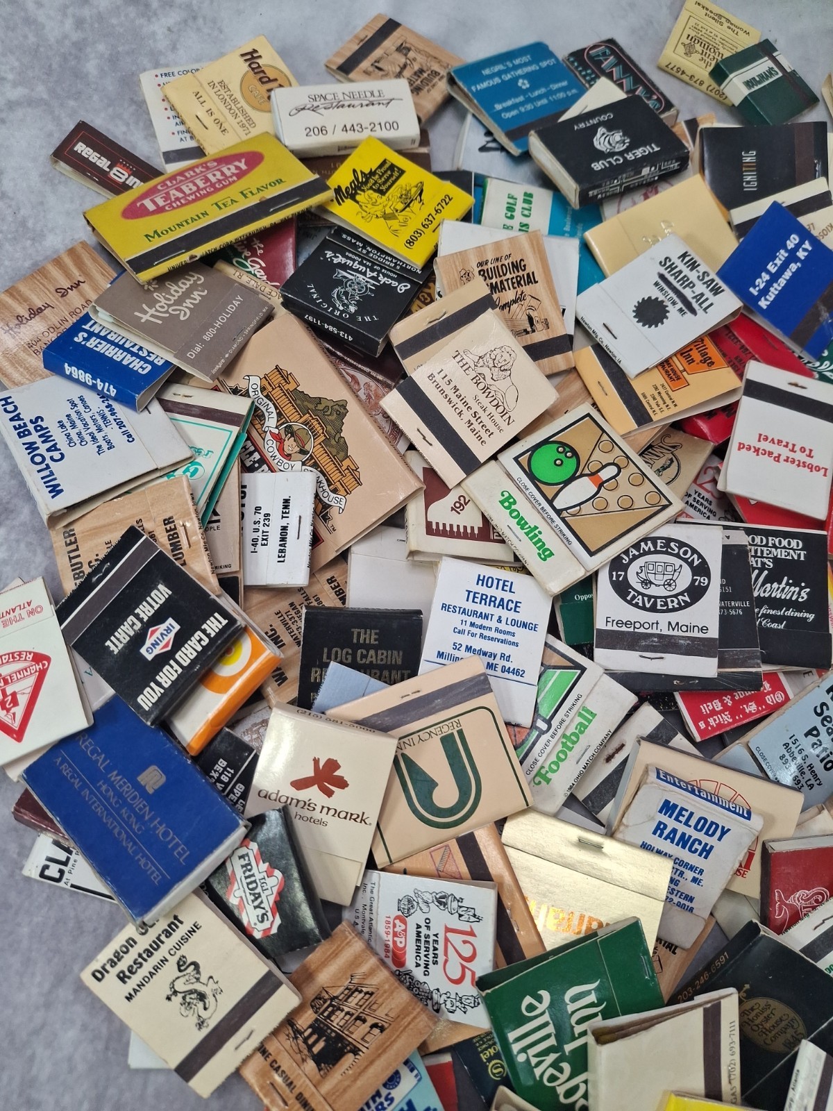 Lot Of 50 Assorted New/ Used Matchbooks /Matchboxes -Random Selection Vintage