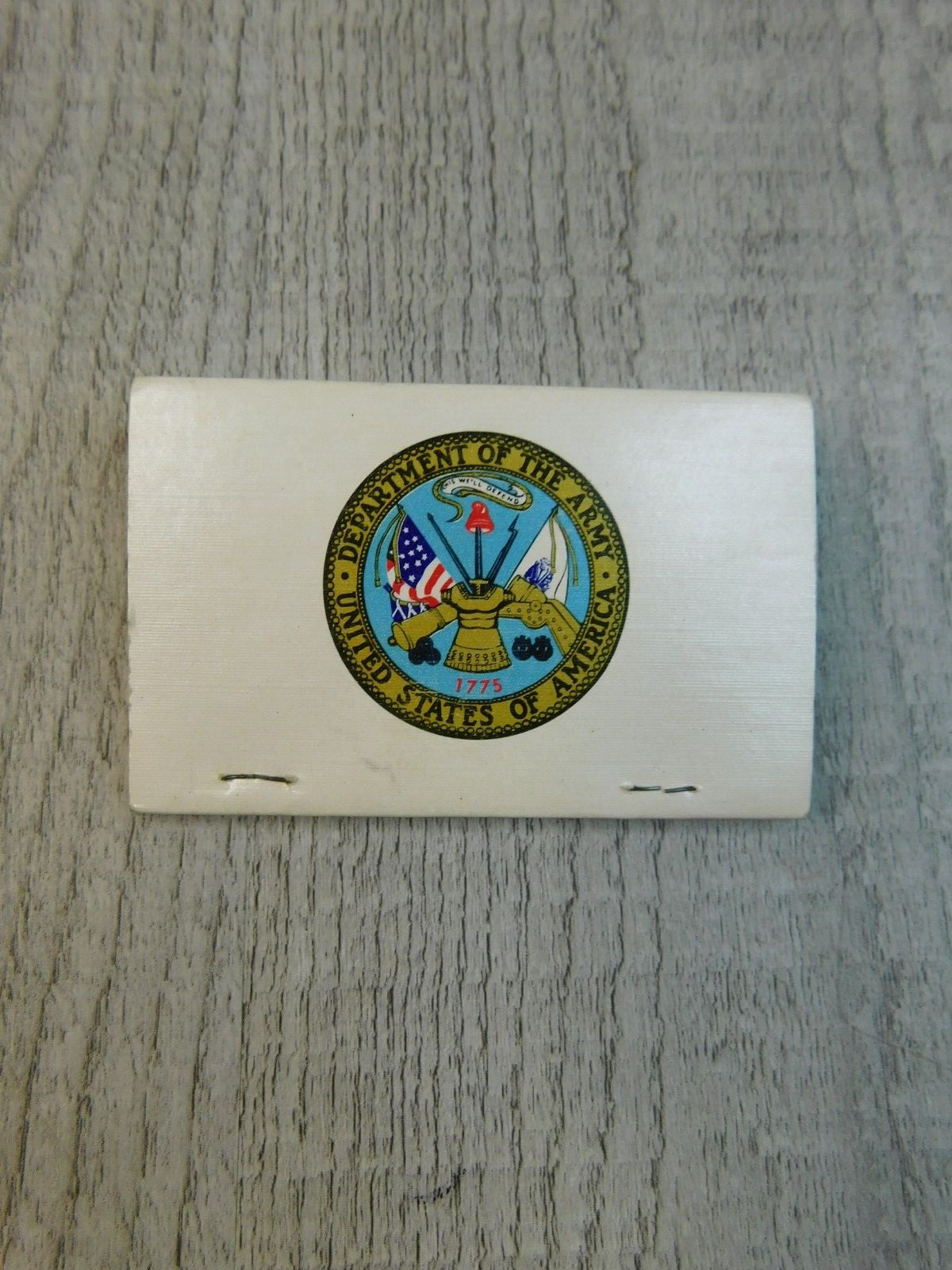 Vanguard of Freedom United States Army Monarch Full Unstruck Vintage Matchbook
