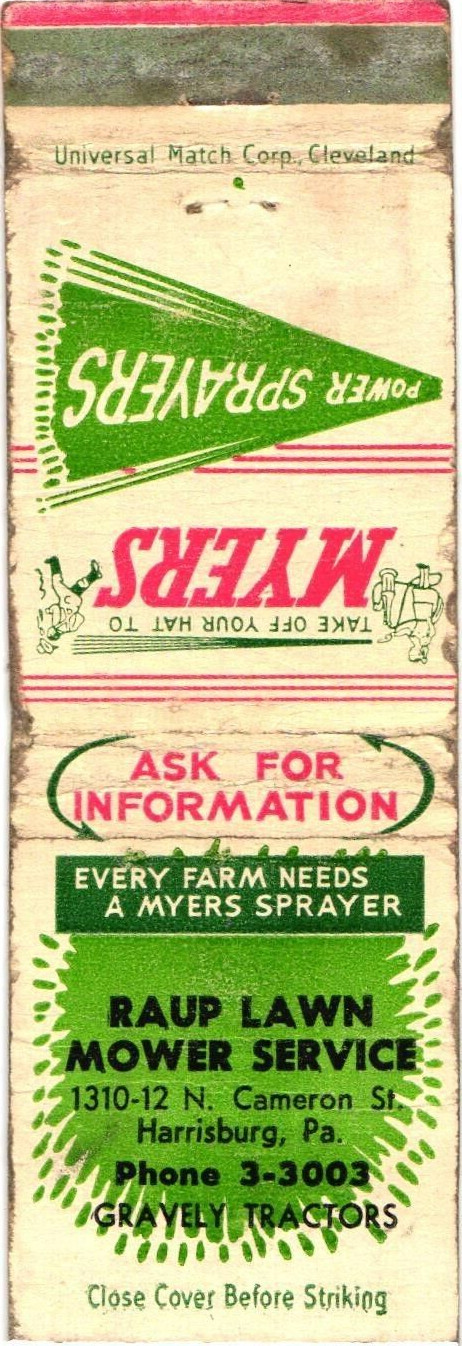 Blank Vintage Matchbook Cover Brown Cardboard