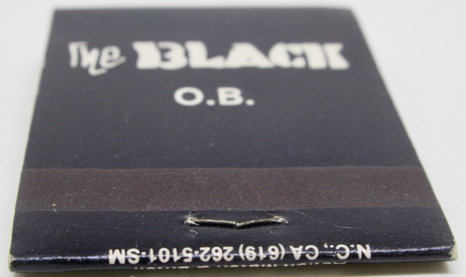 The Black “Head Shop” SAN DIEGO California Ocean Beach Newport Av FULL Matchbook