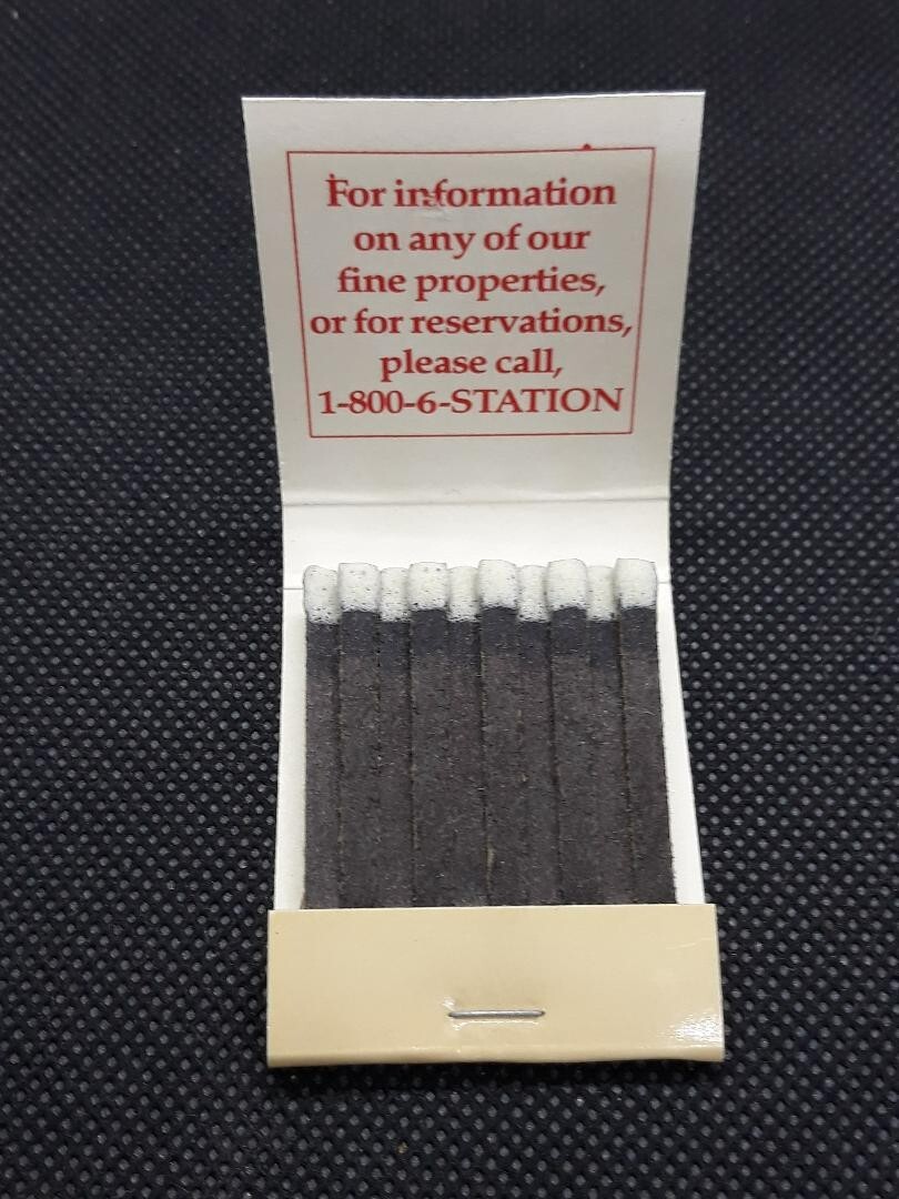 Vintage Station Casino Las Vegas Missouri Matchbook Matches Advertising