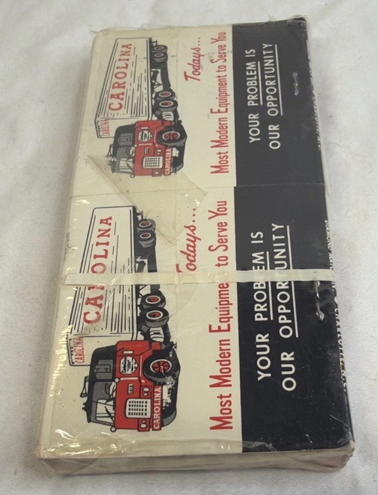 Carolina Freight Carriers Corporation Vintage Four Pack Of Matches New Sealed