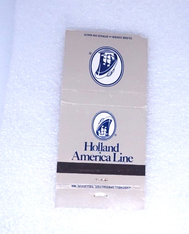 Matchbook Holland American Line Cruise Ship