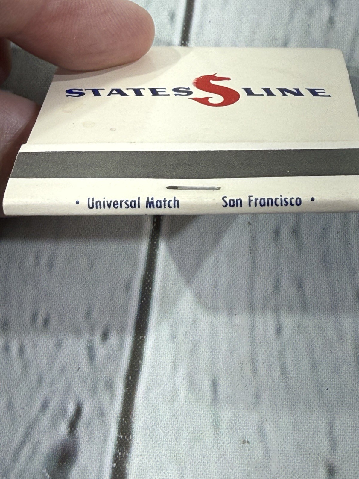 States Steamship Company States Line Shipping Cargo Vintage Matchbook Complete