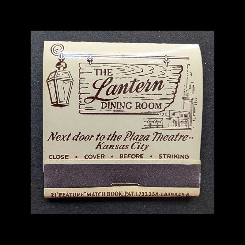 Feature Matchbook Full Book The Lantern Dining Room Kansas City, MO