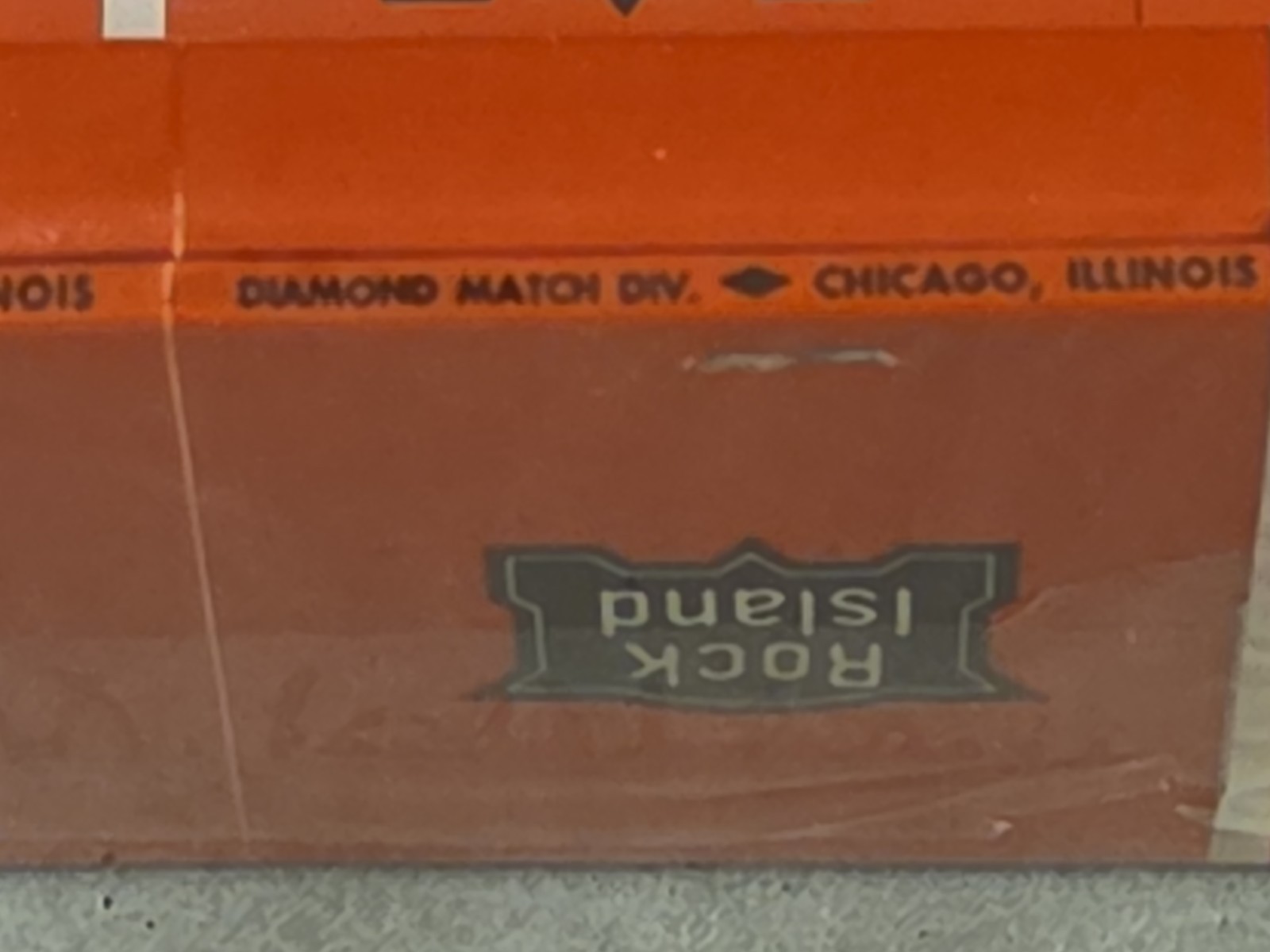 8 Set of 6-CRIP (Chicago Rock Island Pacific) Red Matchbooks w/black RI Emblem