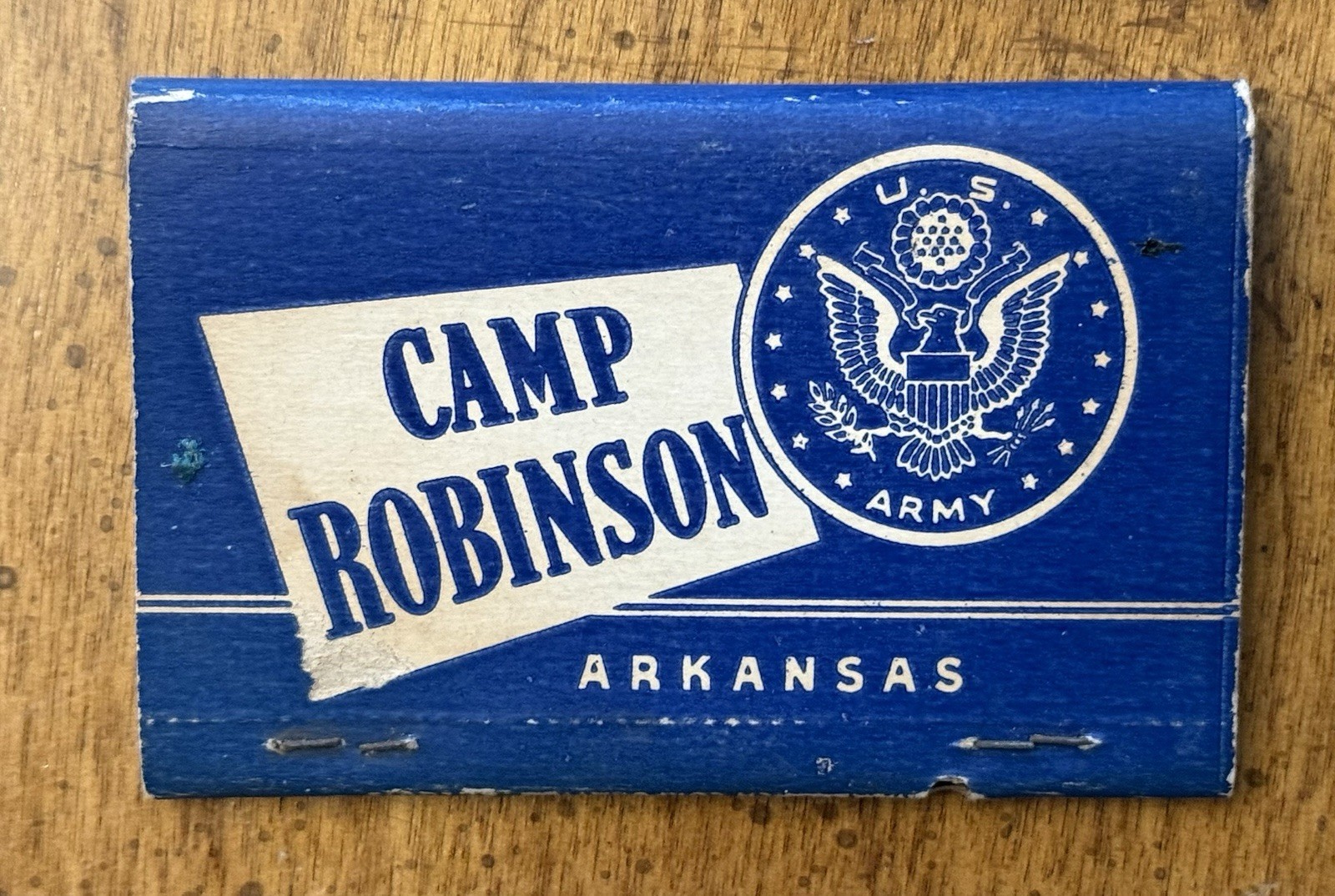 (3) VINTAGE Camp Robinson Arkansas FULL Matchbooks United States Army