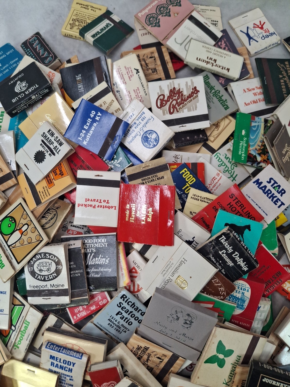 Lot Of 50 Assorted New/ Used Matchbooks /Matchboxes -Random Selection Vintage