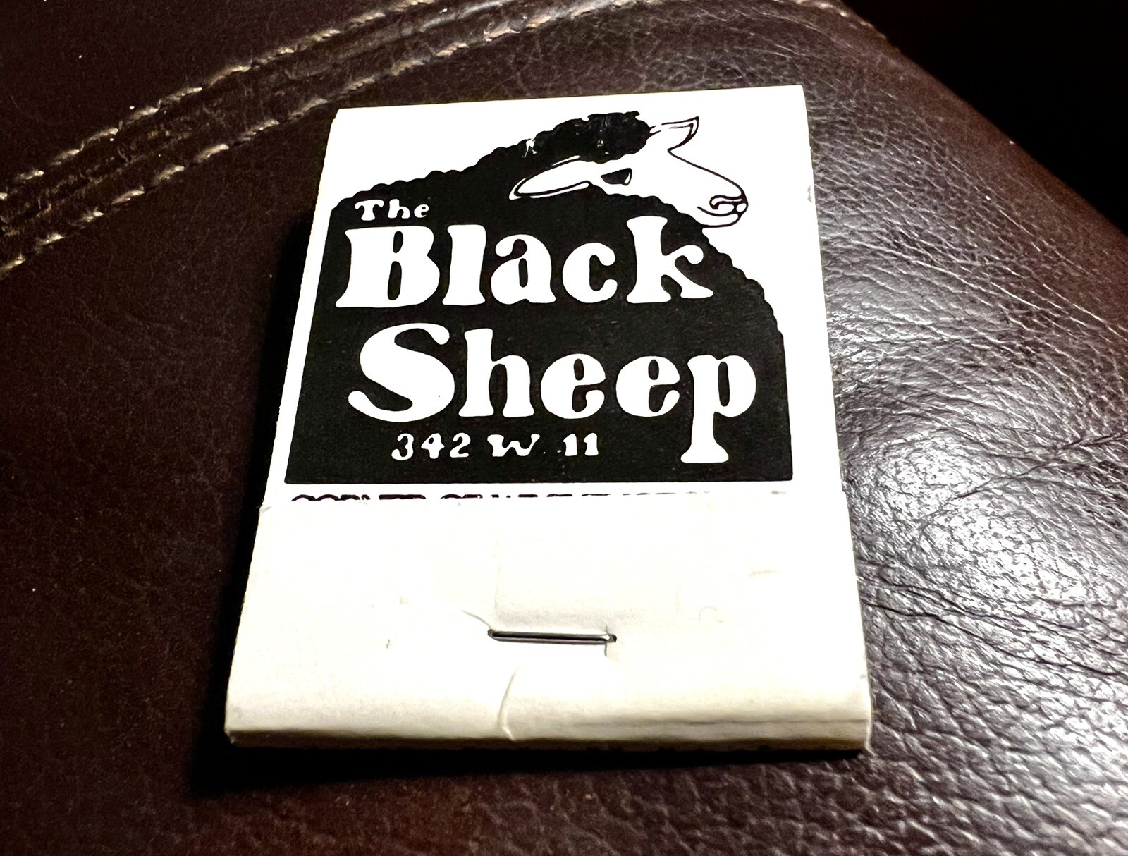 The Black Sheep Restaurant, New York City, Full Unstruck Matchbook