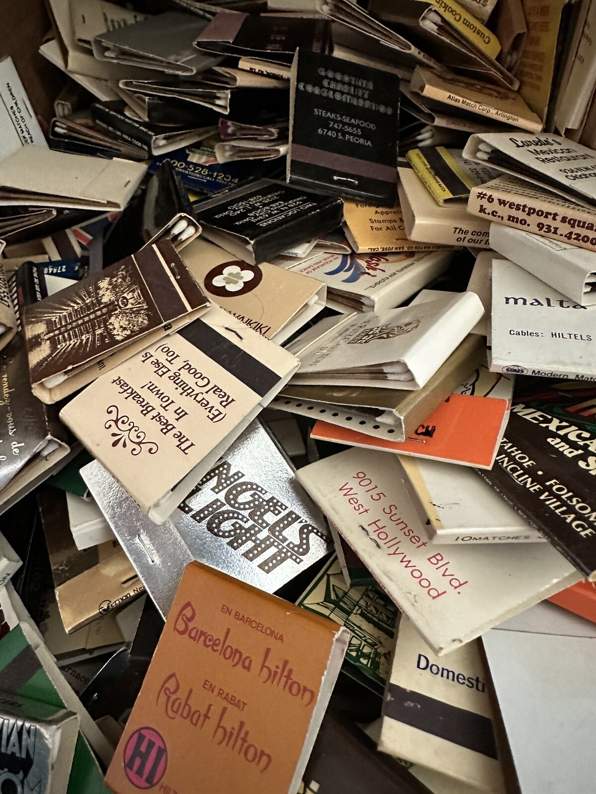 Vintage Matchbooks Unsearched Full & Unstrk Mint Condition Freshest Batch 60 Lot