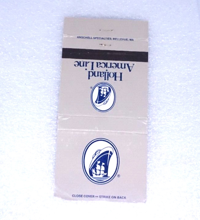 Matchbook Holland American Line Cruise Ship