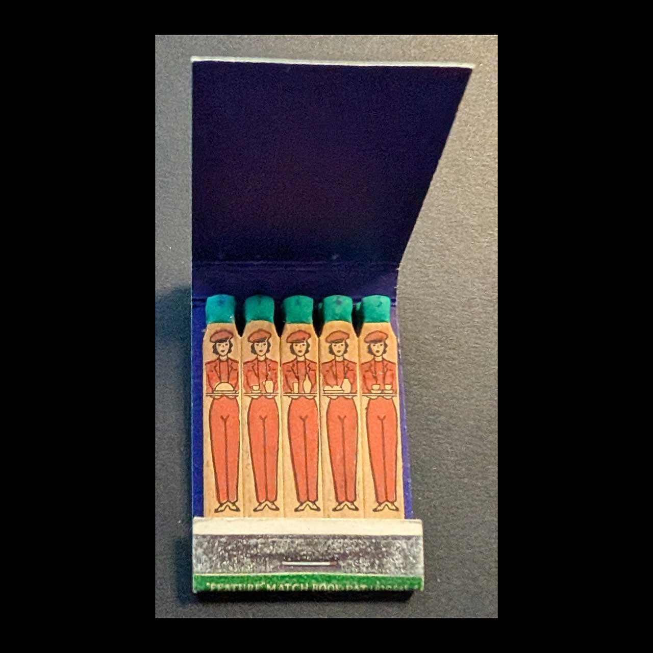 Full Book Feature Matchbook Carnival Drive-In Restaurant Seattle WA