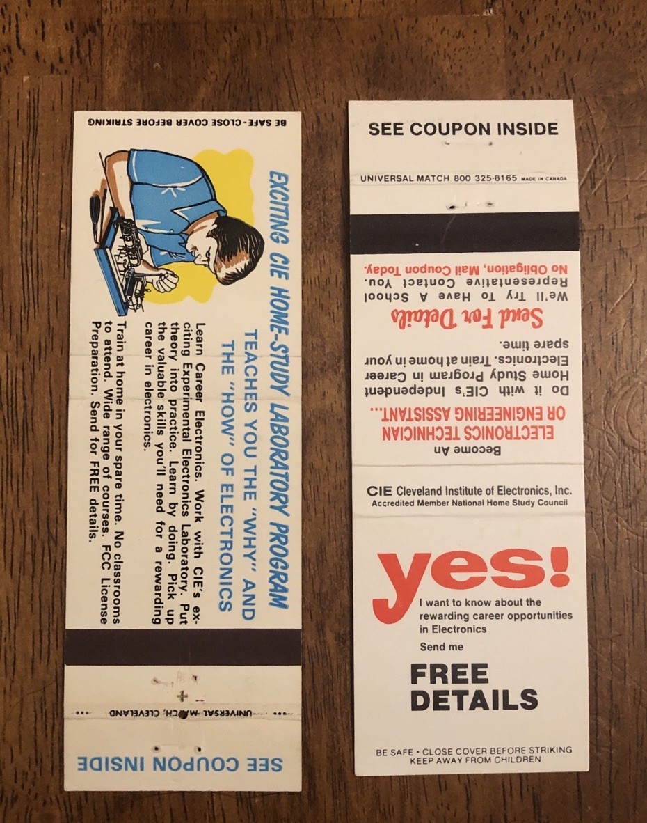 Set – Yes! Send Me Free Details About Cleveland Institute Of Electronics, Inc.