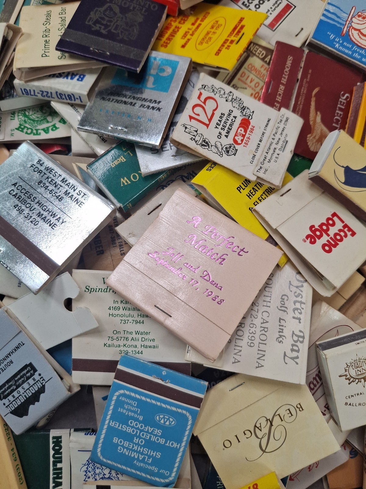 Lot Of 50 Assorted New/ Used Matchbooks /Matchboxes -Random Selection Vintage