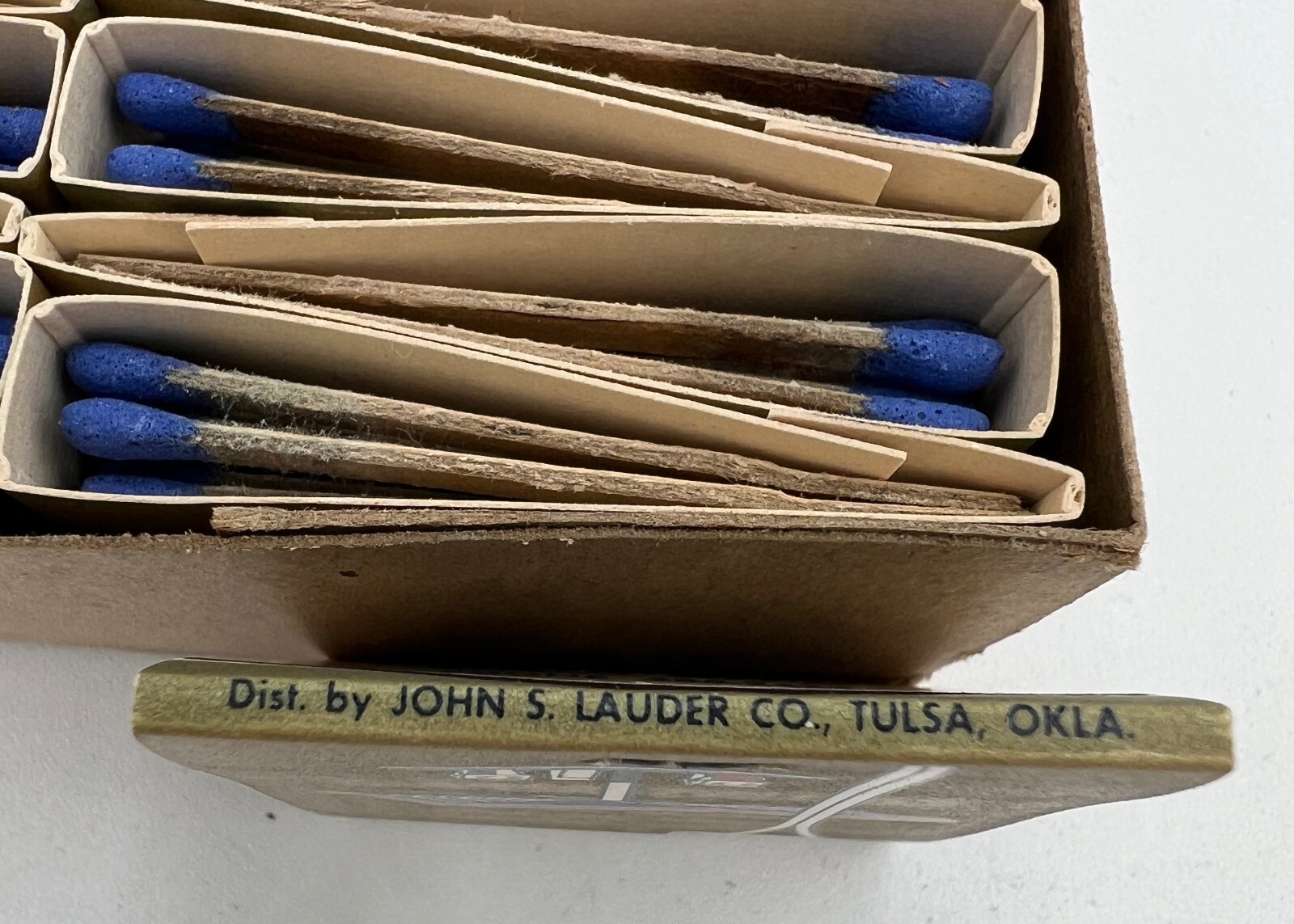 1 CASE (50) VINTAGE CHAMPLIN MATCHBOOKS – CHAMPLIN KEEPS THINGS MOVING!