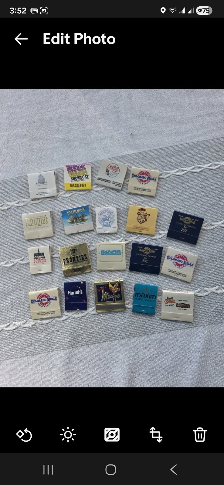 VTG Las Vegas Nevada Casino Matchbooks Lot 19 Harrah’s Frontier Most Unstruck
