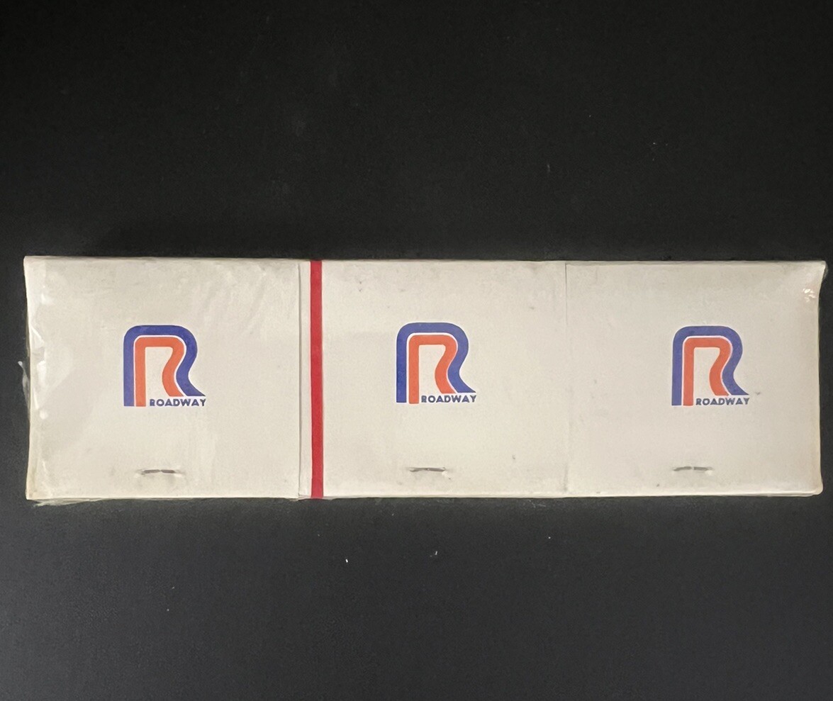 1 Sealed Pack Of 6 Vintage Roadway Trucking Lucky Matchbook Matches NOS