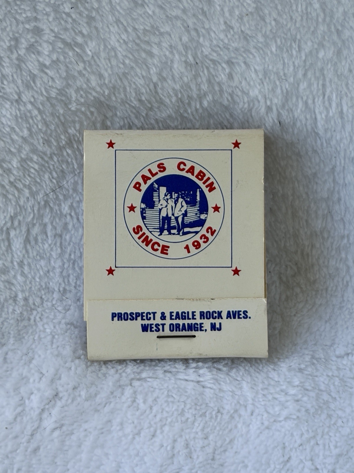Vintage PALS CABIN Restaurant matchbook; Unstruck NOS; West Orange, NJ