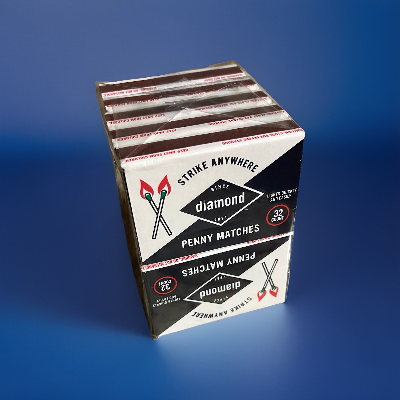 (10 Pack) Diamond Strike Anywhere Matches Penny Matches 20% Discount 2x Orders