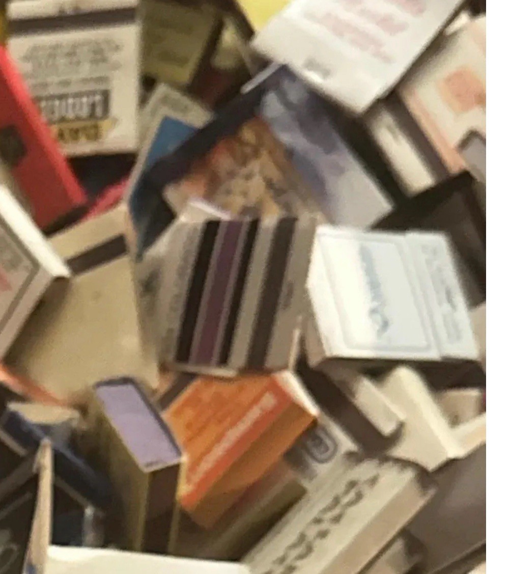 Assorted set of 10 Vintage Matchbook And Matchbox Collection 1940s to 1990s