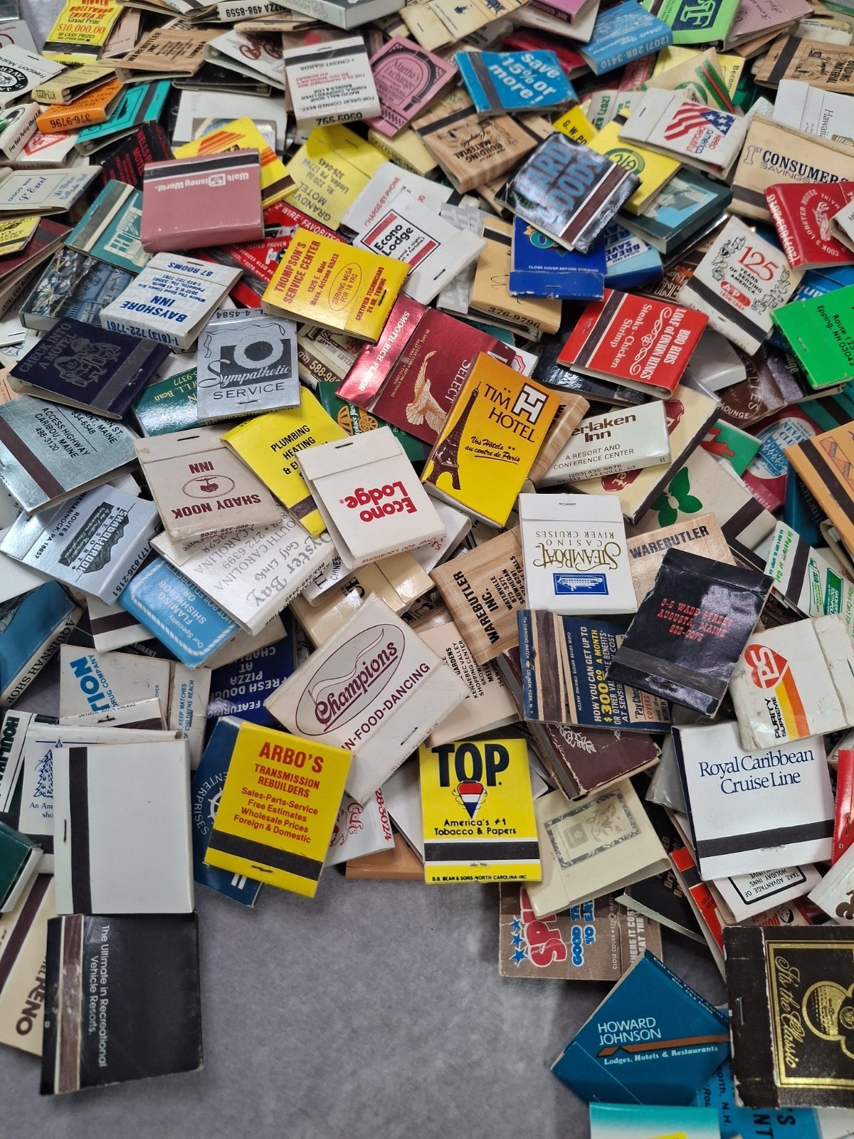 Lot Of 50 Assorted New/ Used Matchbooks /Matchboxes -Random Selection Vintage