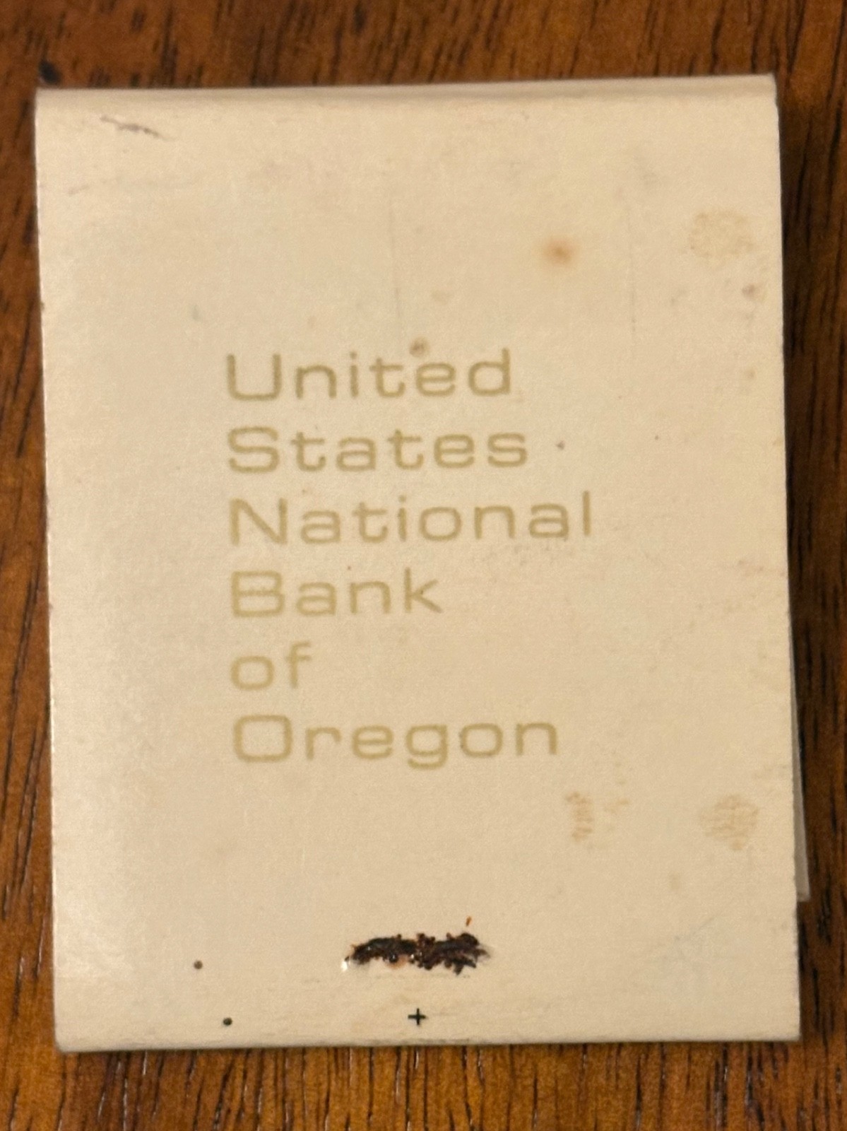 U.S. Bank Full Matchbook United States National Bank of Oregon Vintage Matches