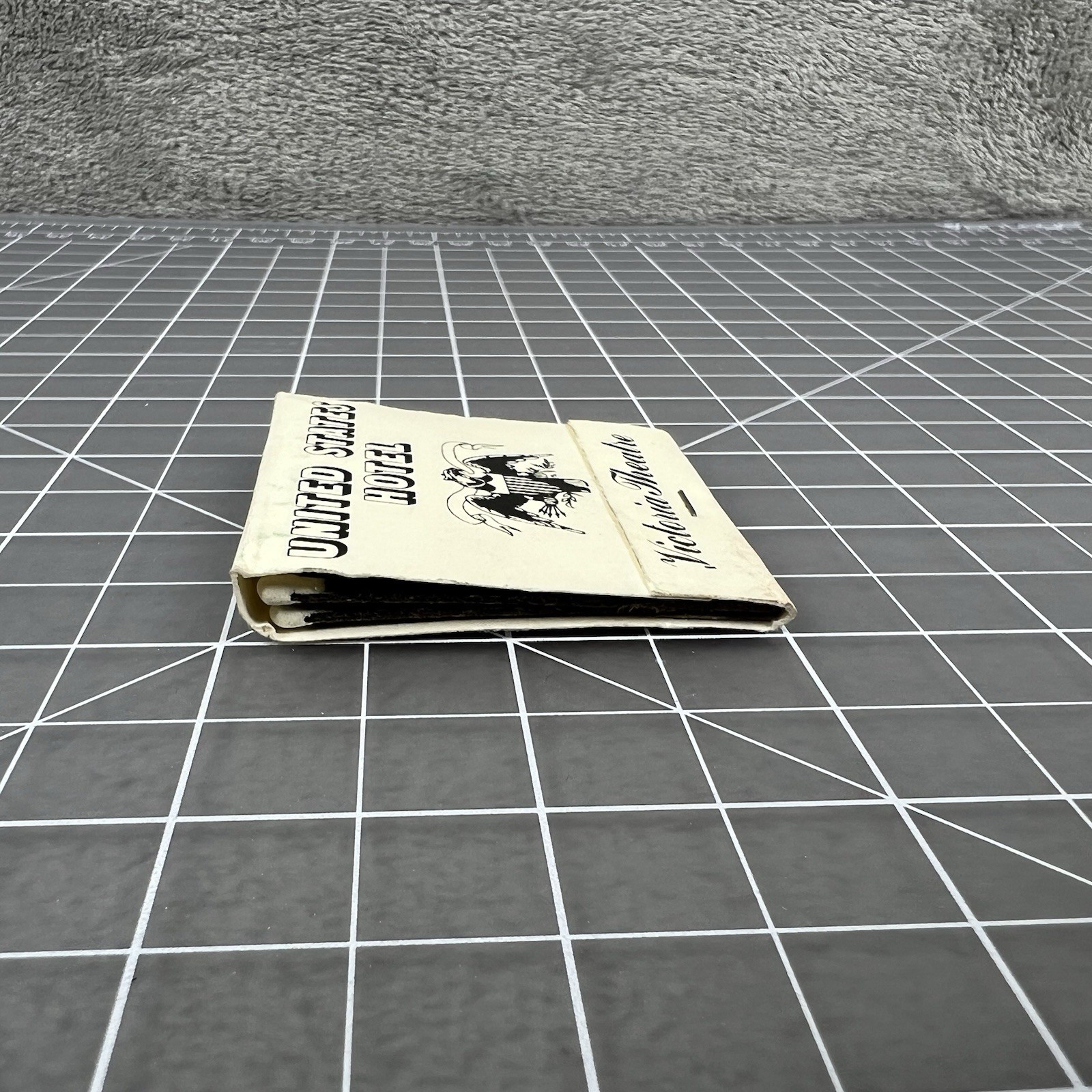 United States Hotel – Victoria Theatre Full Unstruck Vintage Australia Matchbook