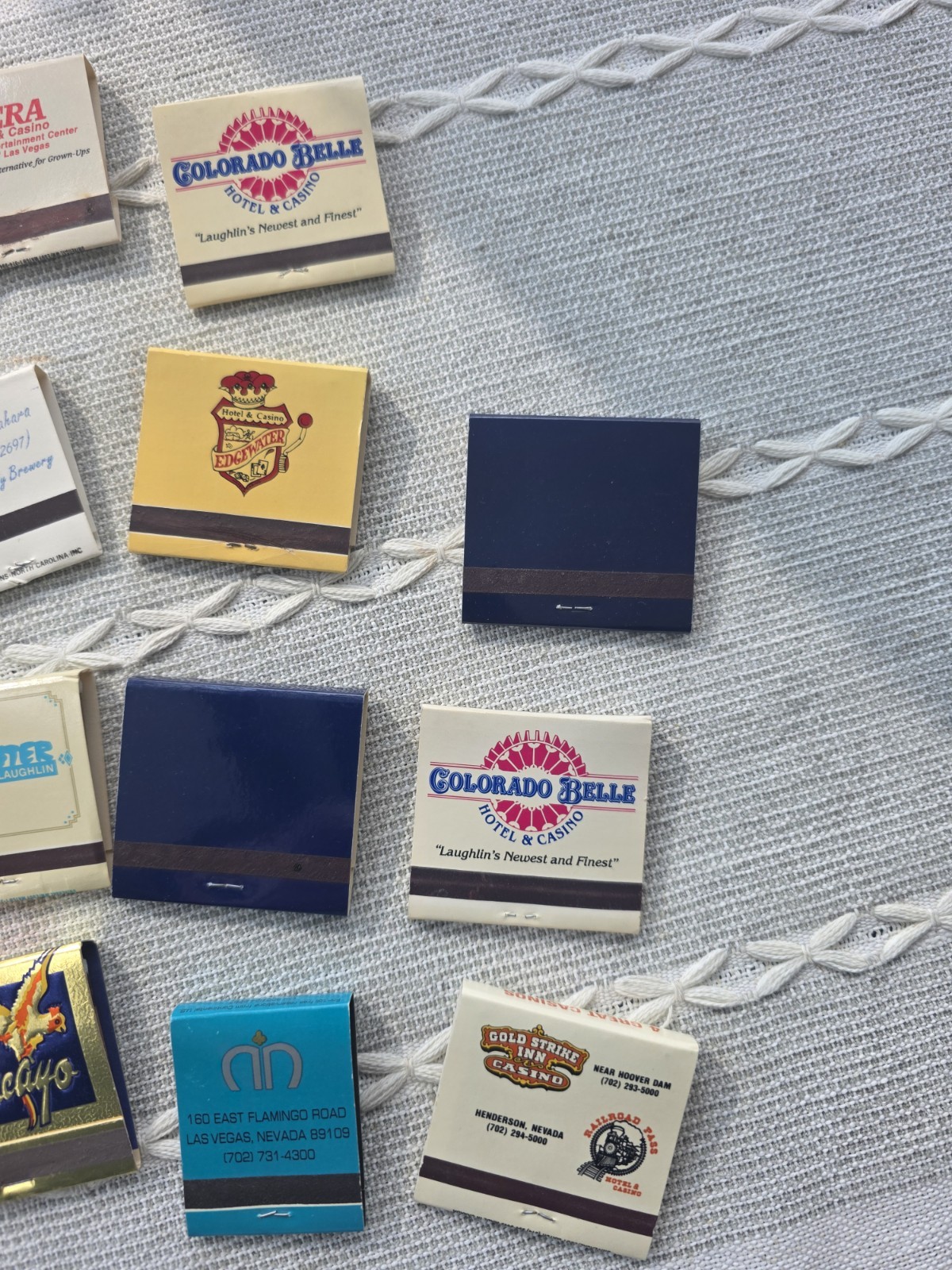 VTG Las Vegas Nevada Casino Matchbooks Lot 19 Harrah’s Frontier Most Unstruck