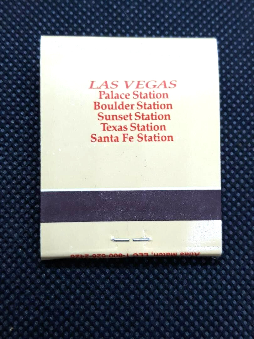 Vintage Station Casino Las Vegas Missouri Matchbook Matches Advertising