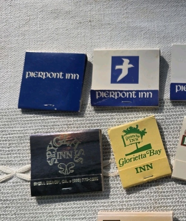 VTG California Matchbooks Lot 12 Unstruck Hotels Inns Pierpont El Torito