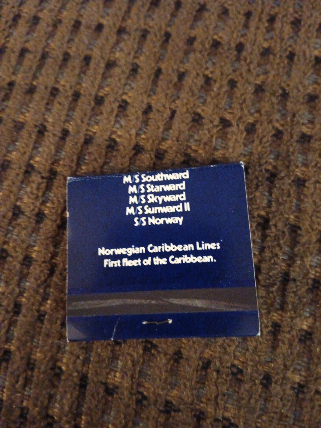 Matchbook Cover Norwegian Cruise Line