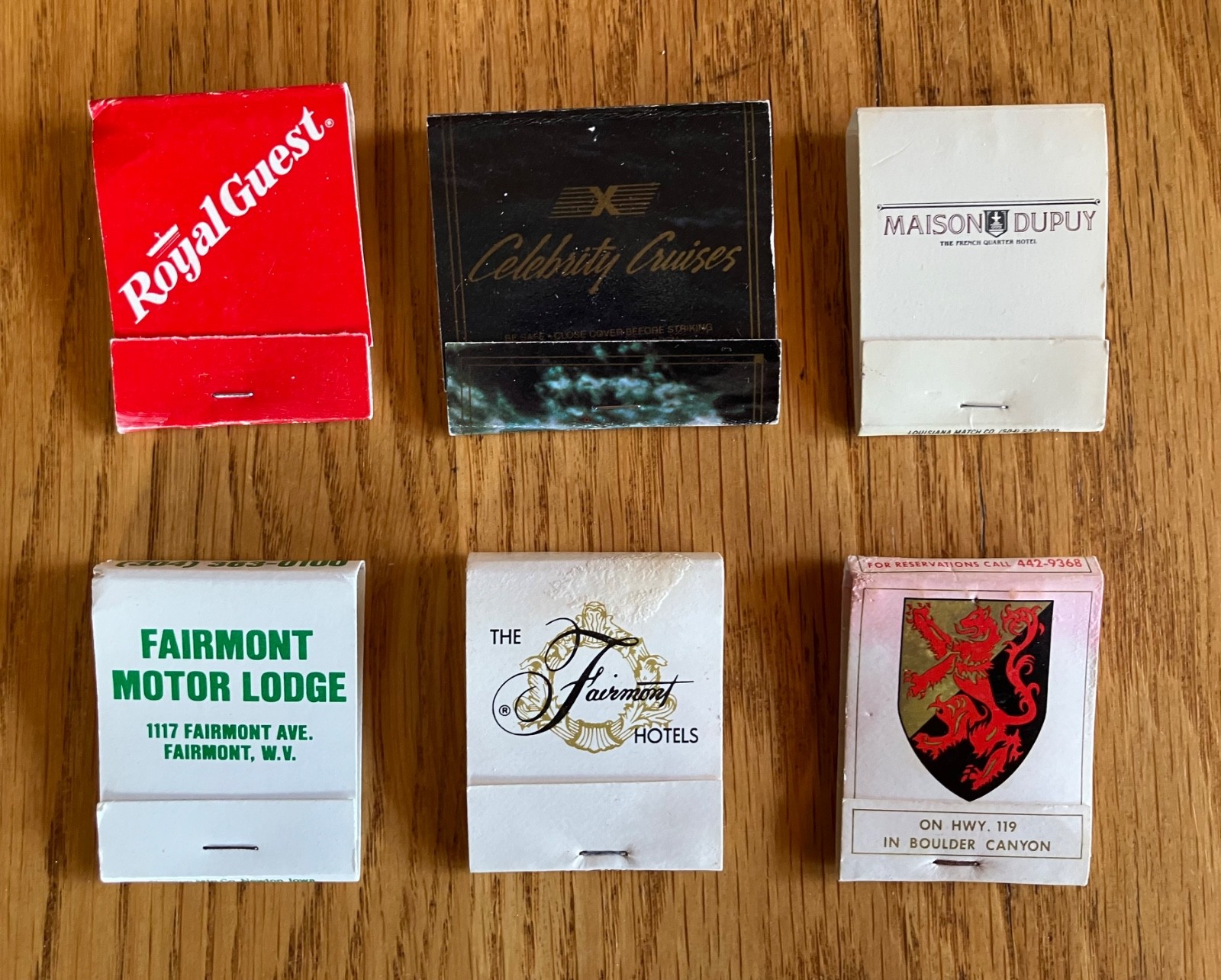 Vintage Lot of 44 Mostly Western United States Advertising Matchbooks