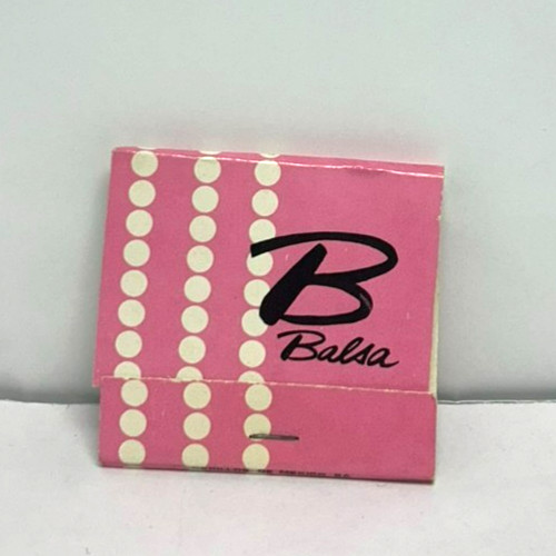 Vintage Balsa Hotels Mexico (Cesar Balsa / Hilton) Matchbook c1970’s-80’s