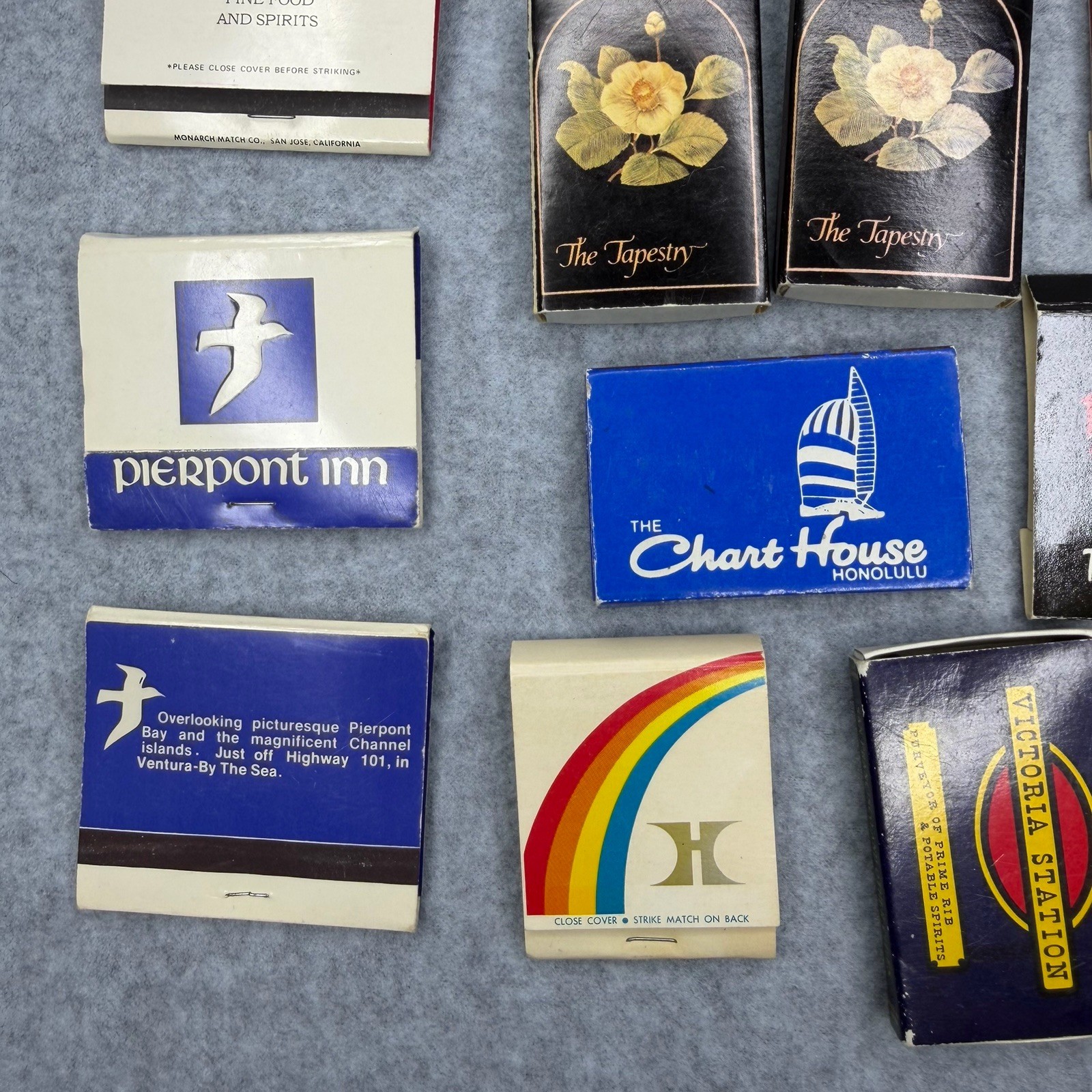 Vintage Matchbook Matches Lot 25 – Hotels Casinos Restaurants California